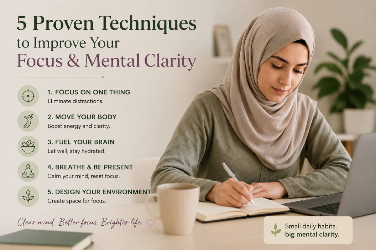 5 Proven Techniques To Improve Your Focus And Mental Clarity